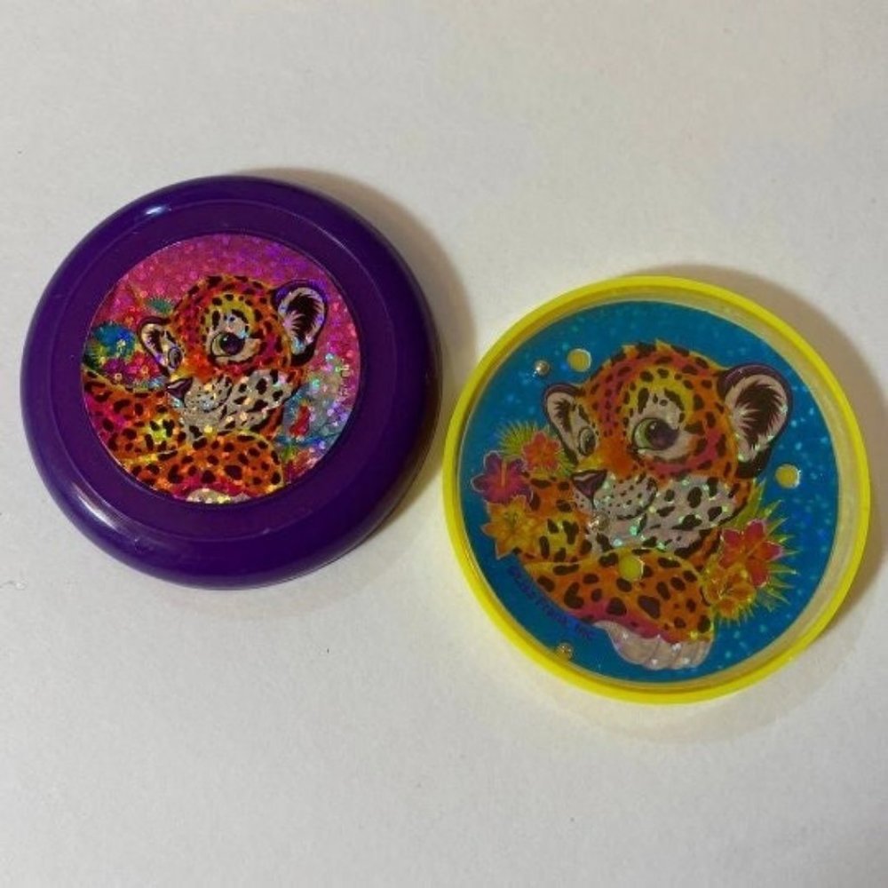 Lisa Frank Hunter Leopard Pill Puzzle & Disc Toy Shimmer Party Favors Set